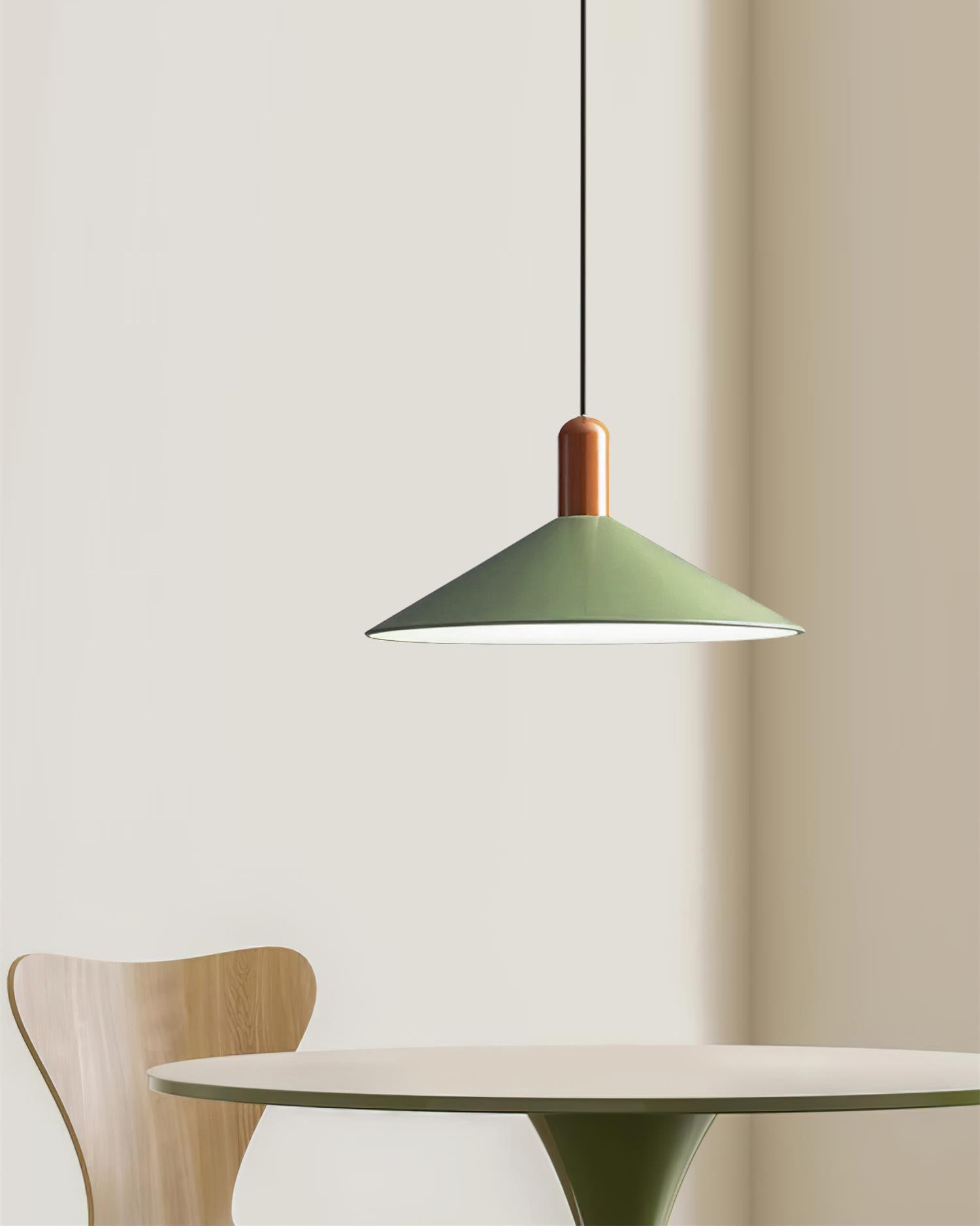 Pendant Light LED Minimalist Cone Hanging Lamp for Kitchen Dining - Letslighting