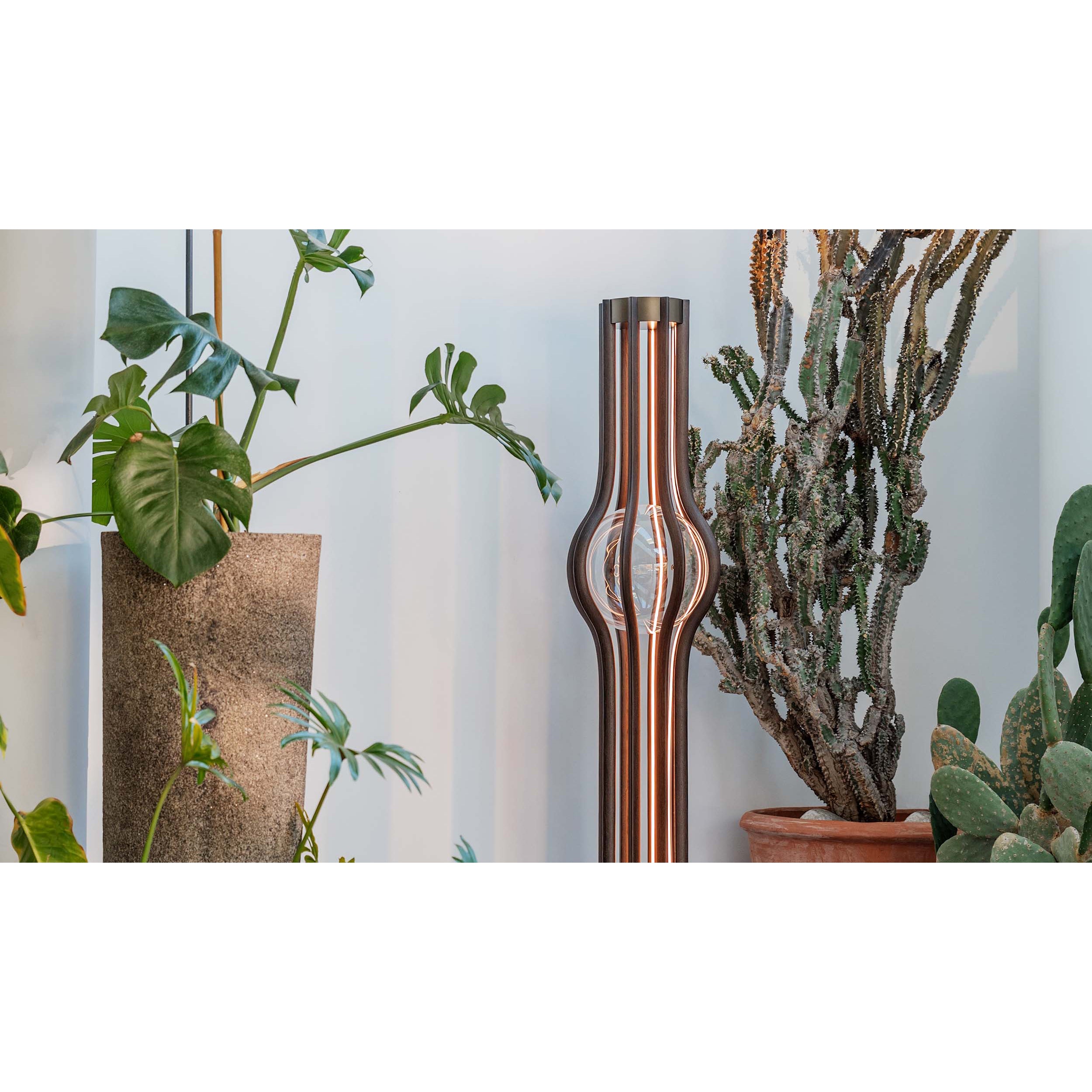 Ashaa Floor Lamp - Lamp Copper