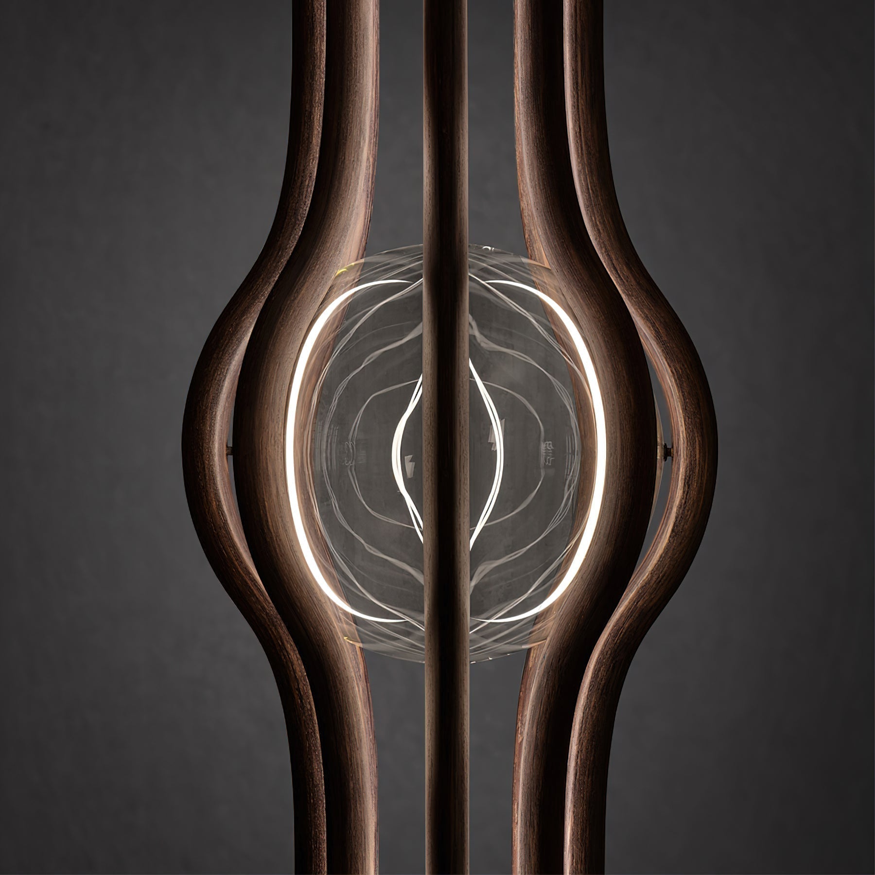 Ashaa Floor Lamp - Lamp Copper