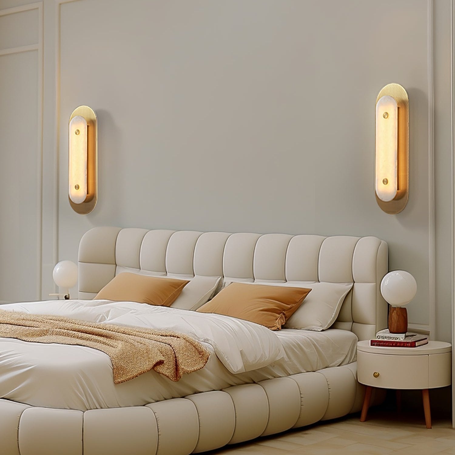 Celaeeth Oval Alabaster Wall Light - Neutralighting