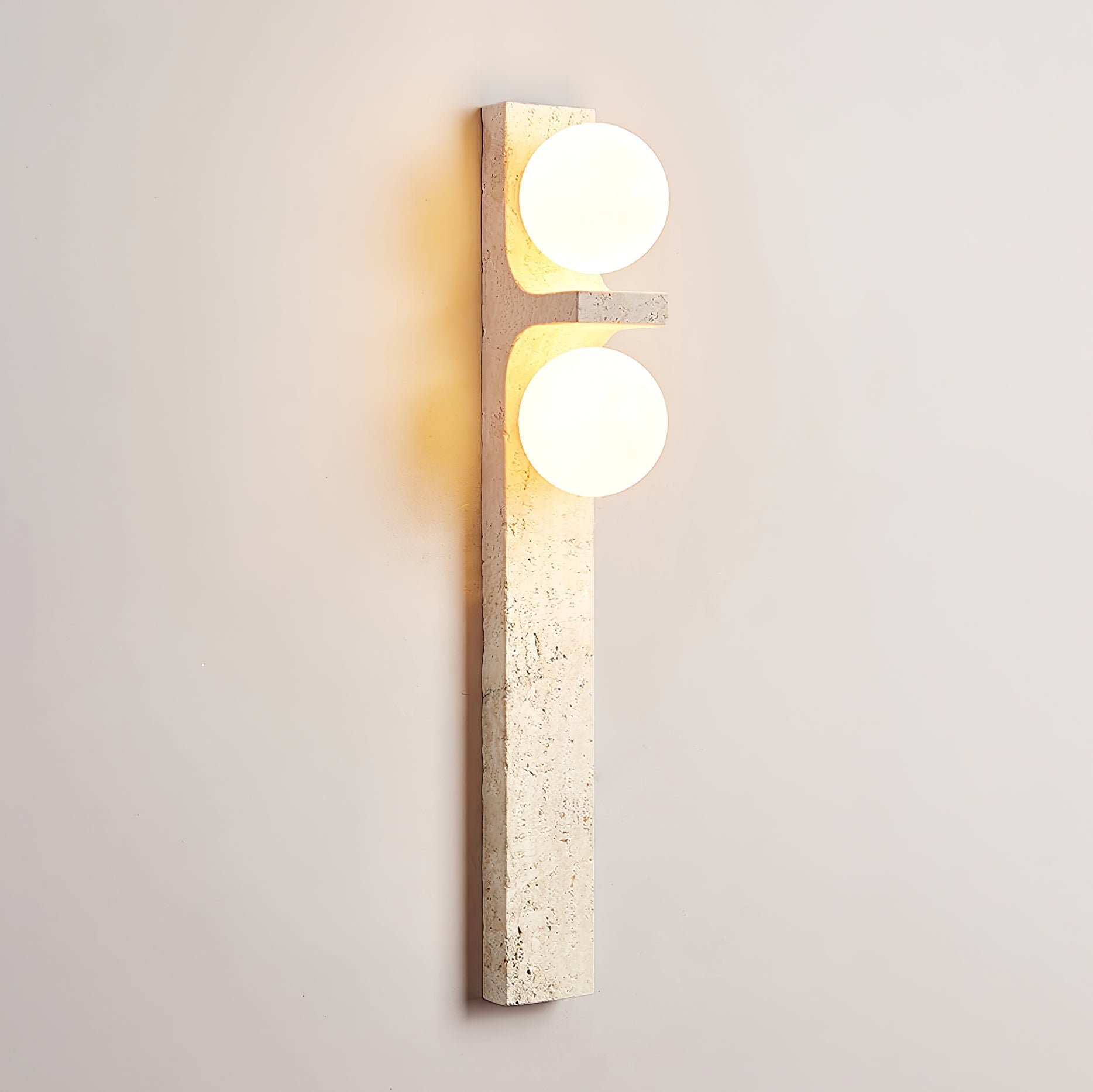 Cassiopeia Travertine Wall Light - Neutralighting