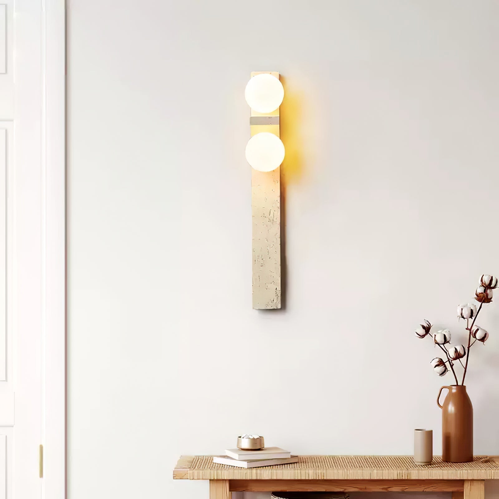 Cassiopeia Travertine Wall Light - Neutralighting