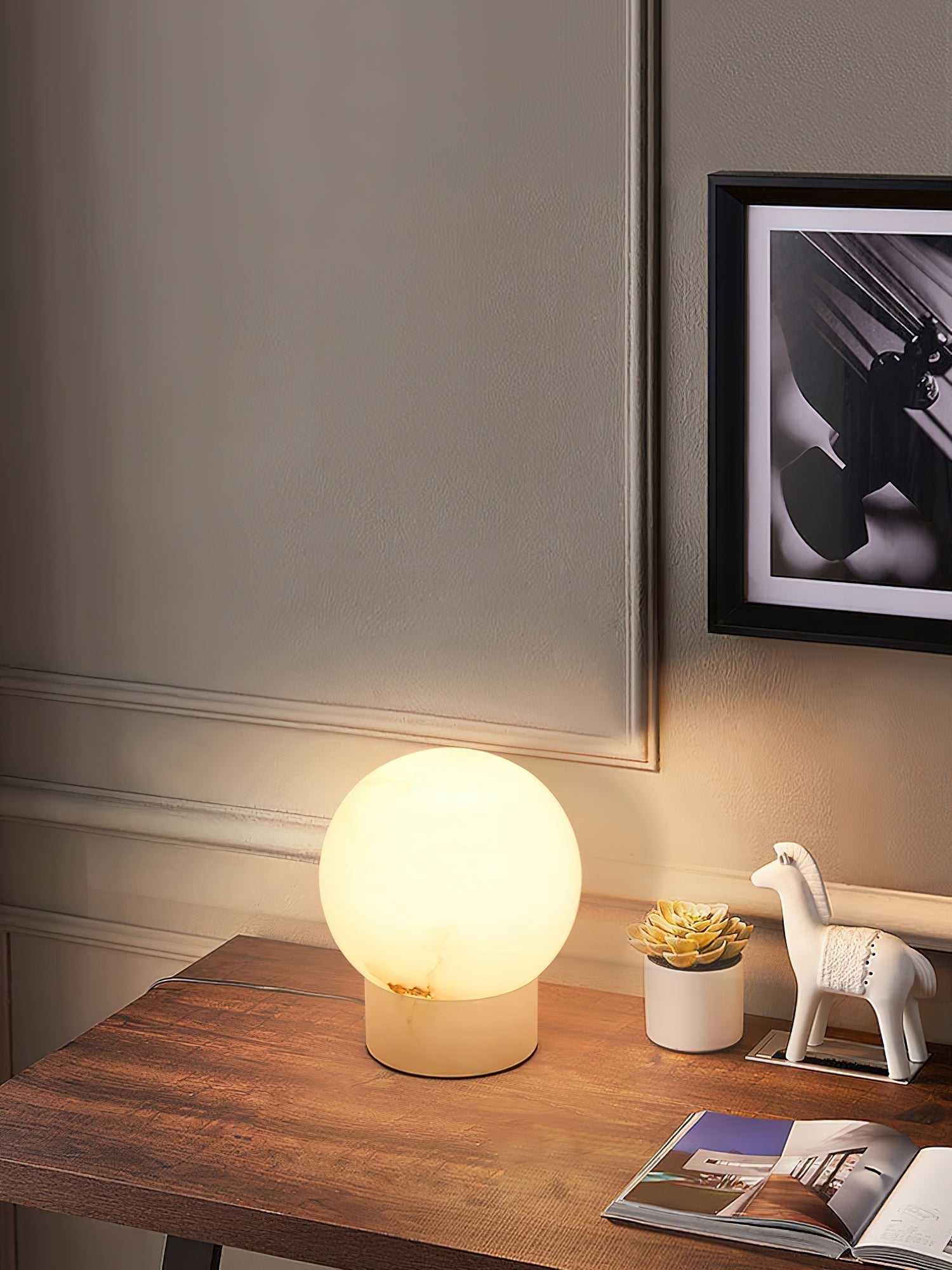 Athena Table Lamp - Lamp Copper