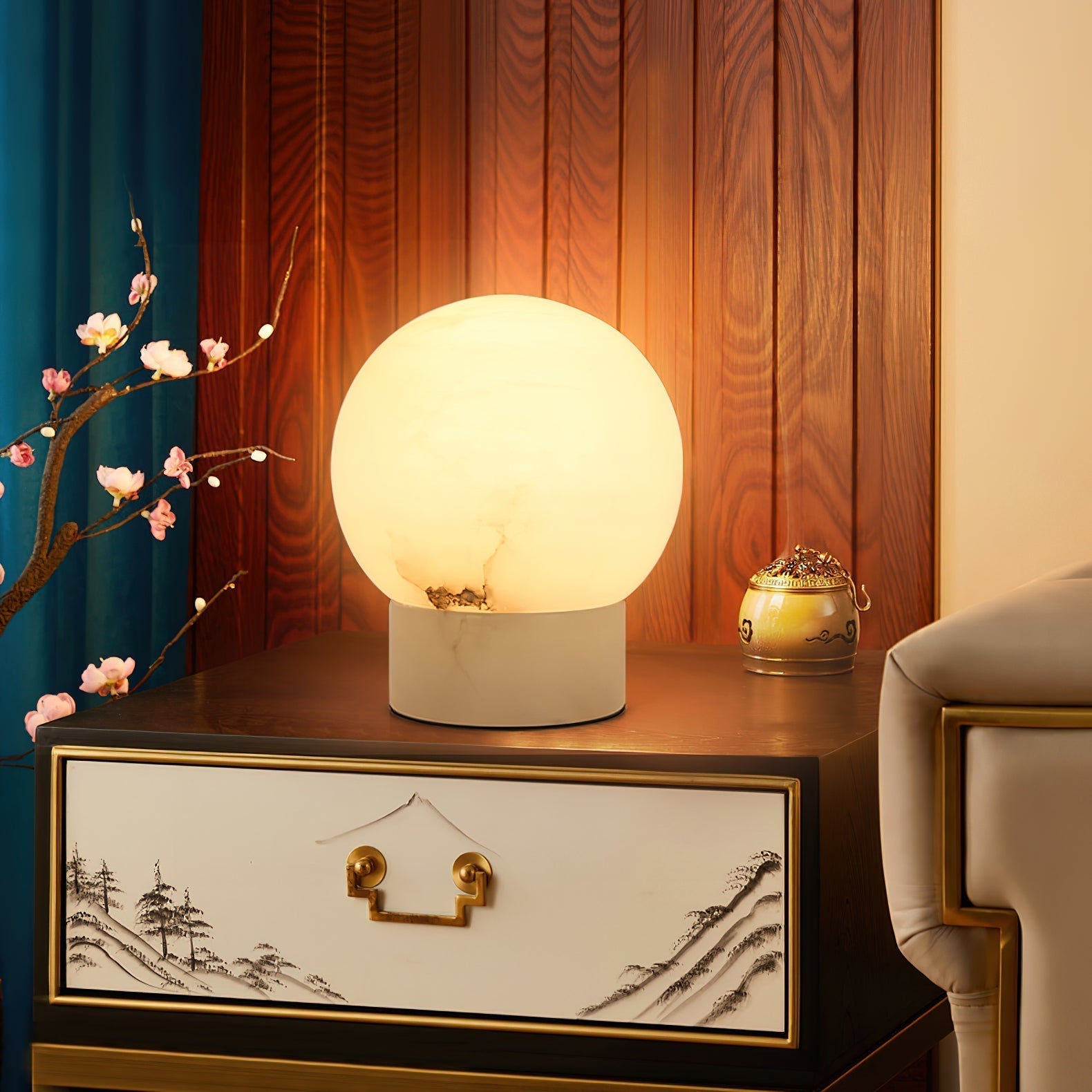 Athena Table Lamp - Lamp Copper