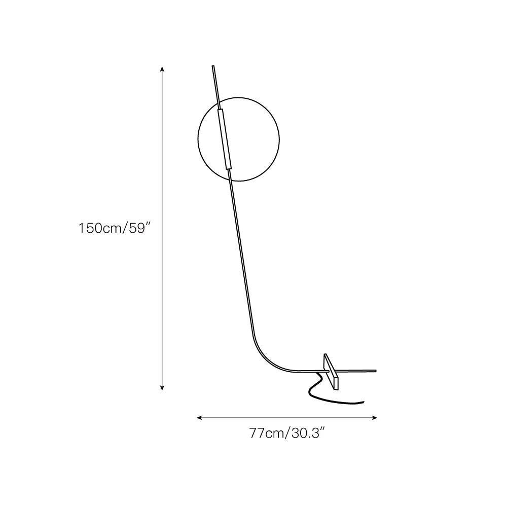 Athletes Floor Lamp - Lamp Copper