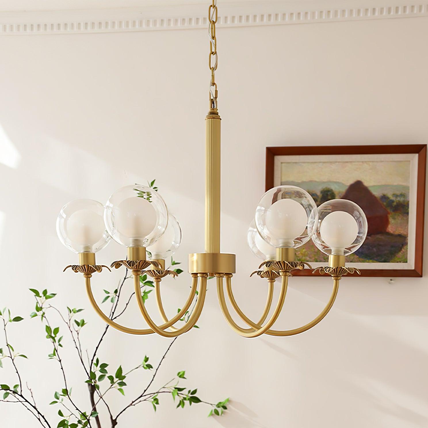 Crown Classic Glass Chandelier - Blowlighting