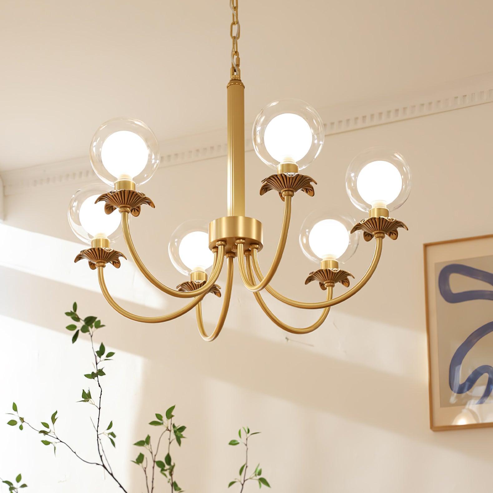 Crown Classic Glass Chandelier - Blowlighting