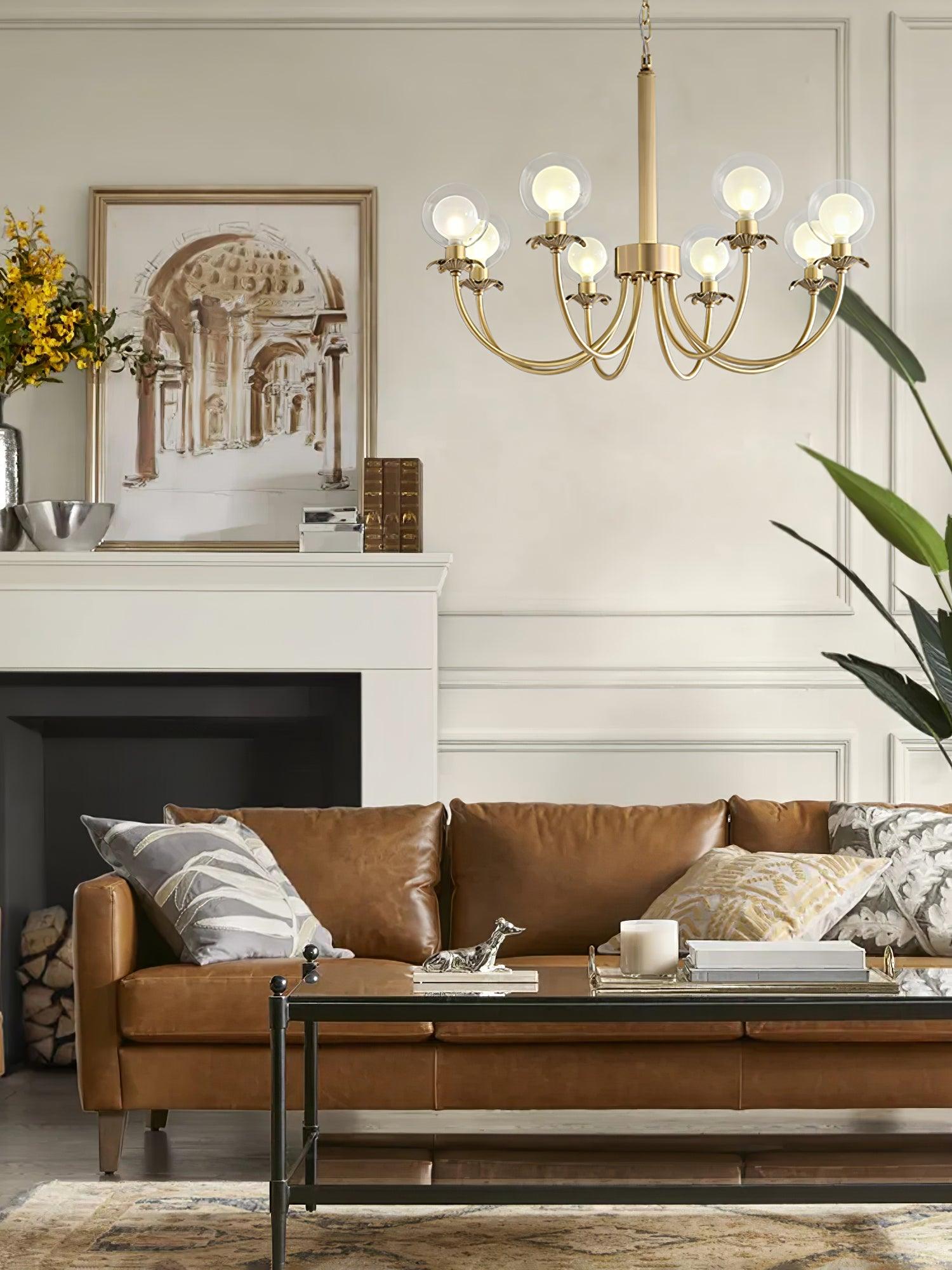 Crown Classic Glass Chandelier - Blowlighting