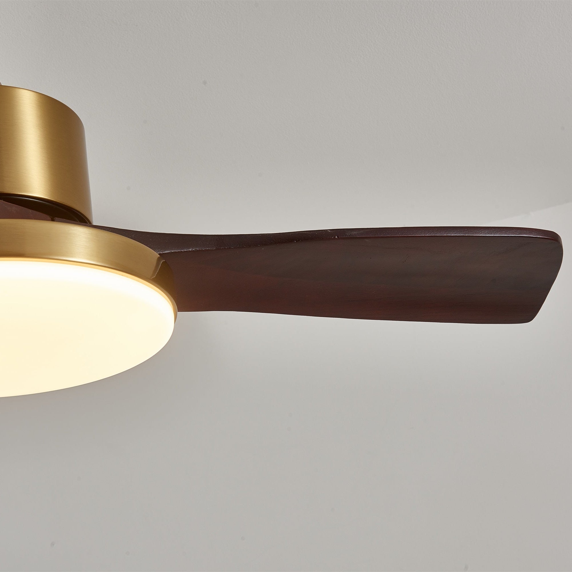 Ventilatore da soffitto Xen con luce, vista laterale