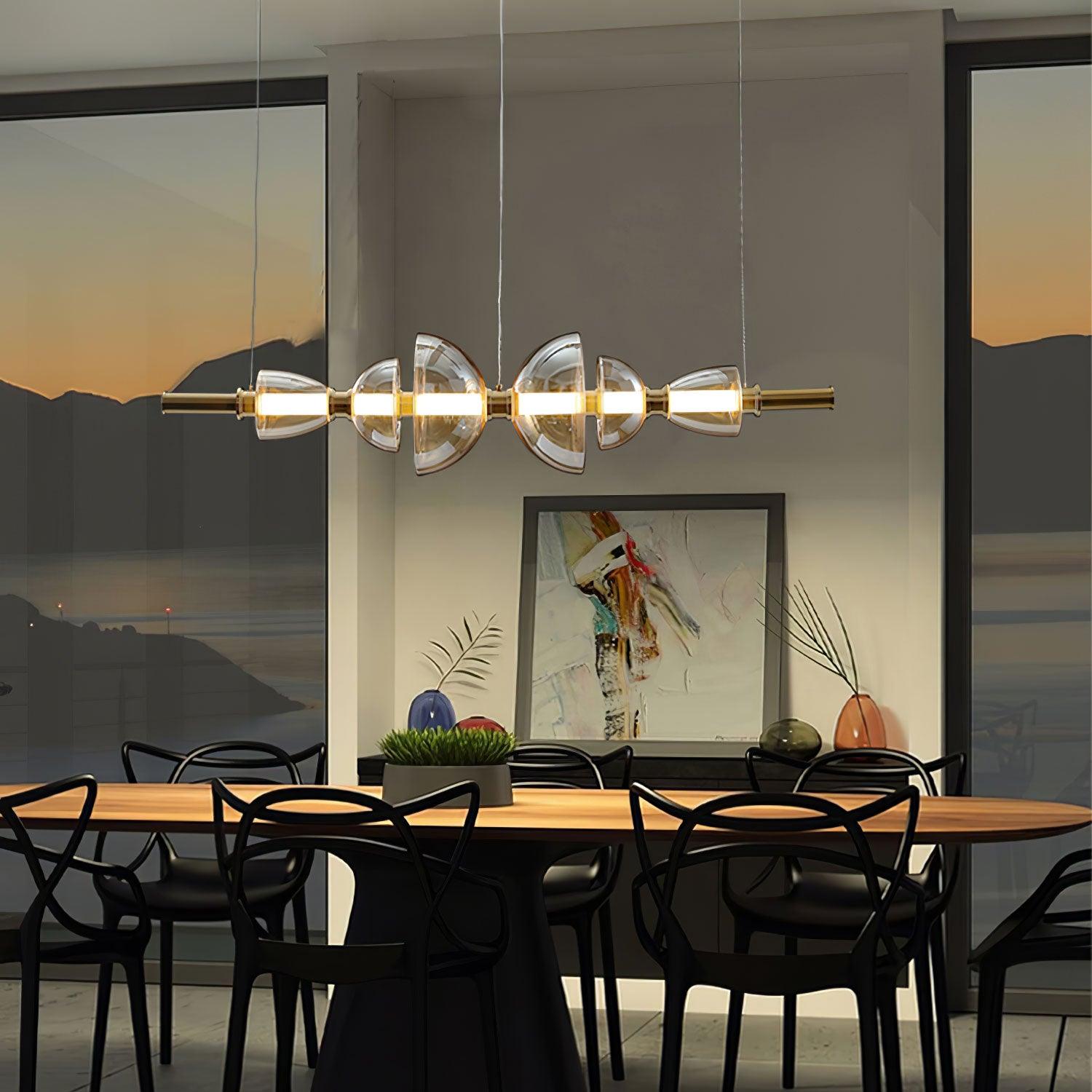 Aura Contemporar Glass Pendant Lamp - Blowlighting