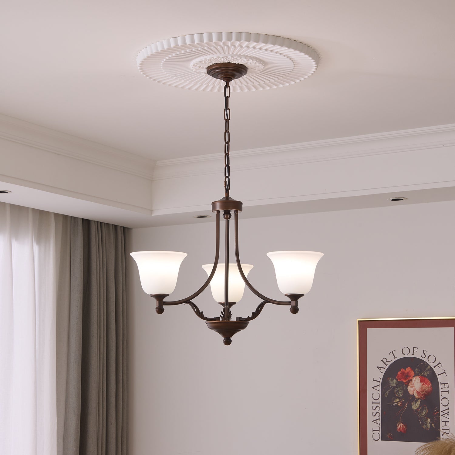 Aveline Bloom Chandelier - Blowlighting