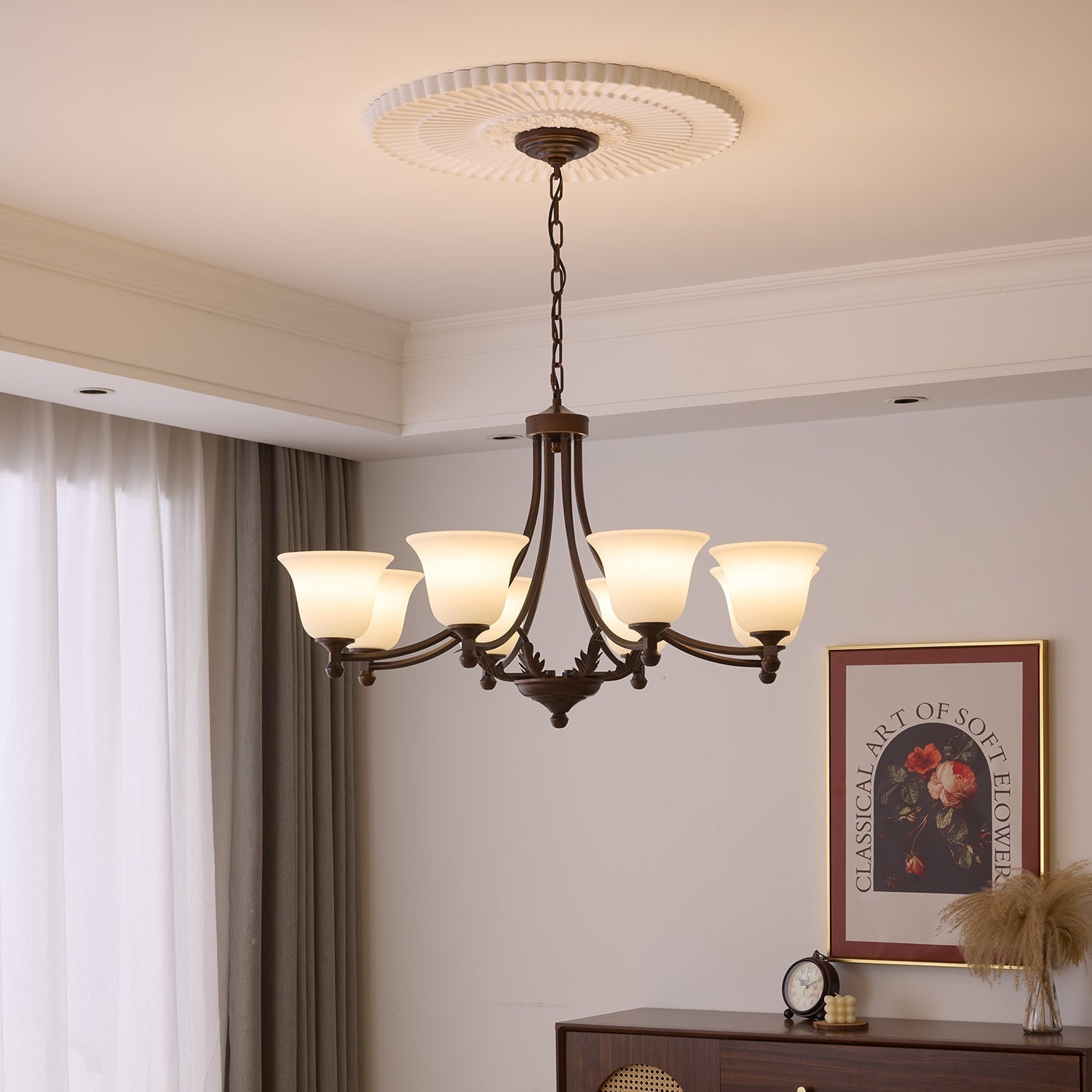 Aveline Bloom Chandelier - Blowlighting