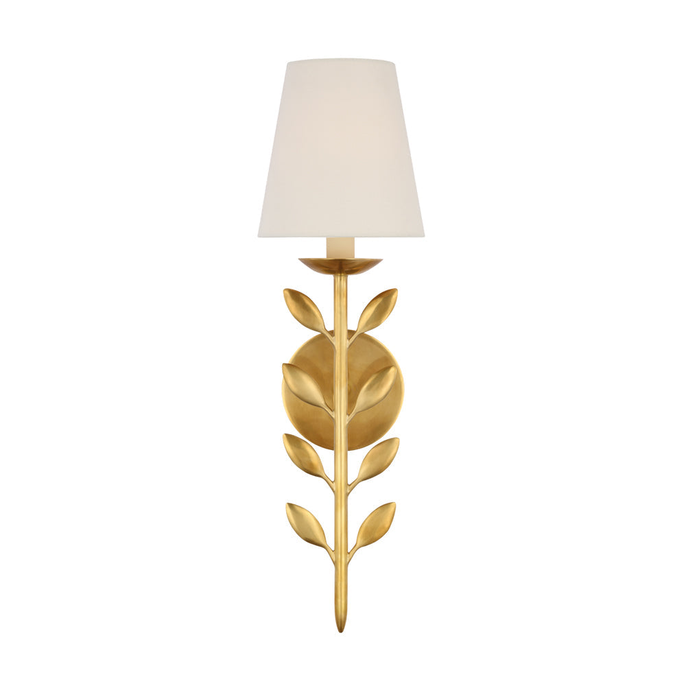 Evoque Gold Leaf Wall Sconce - Letslighting