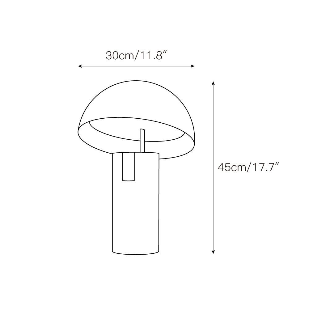 Avo Table Lamp - Lamp Copper