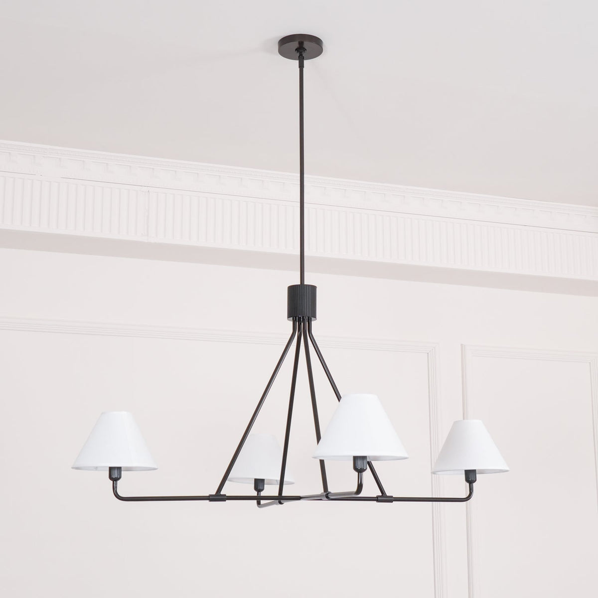 Aurora Chandelier Cone Shade Minimalist - Blowlighting