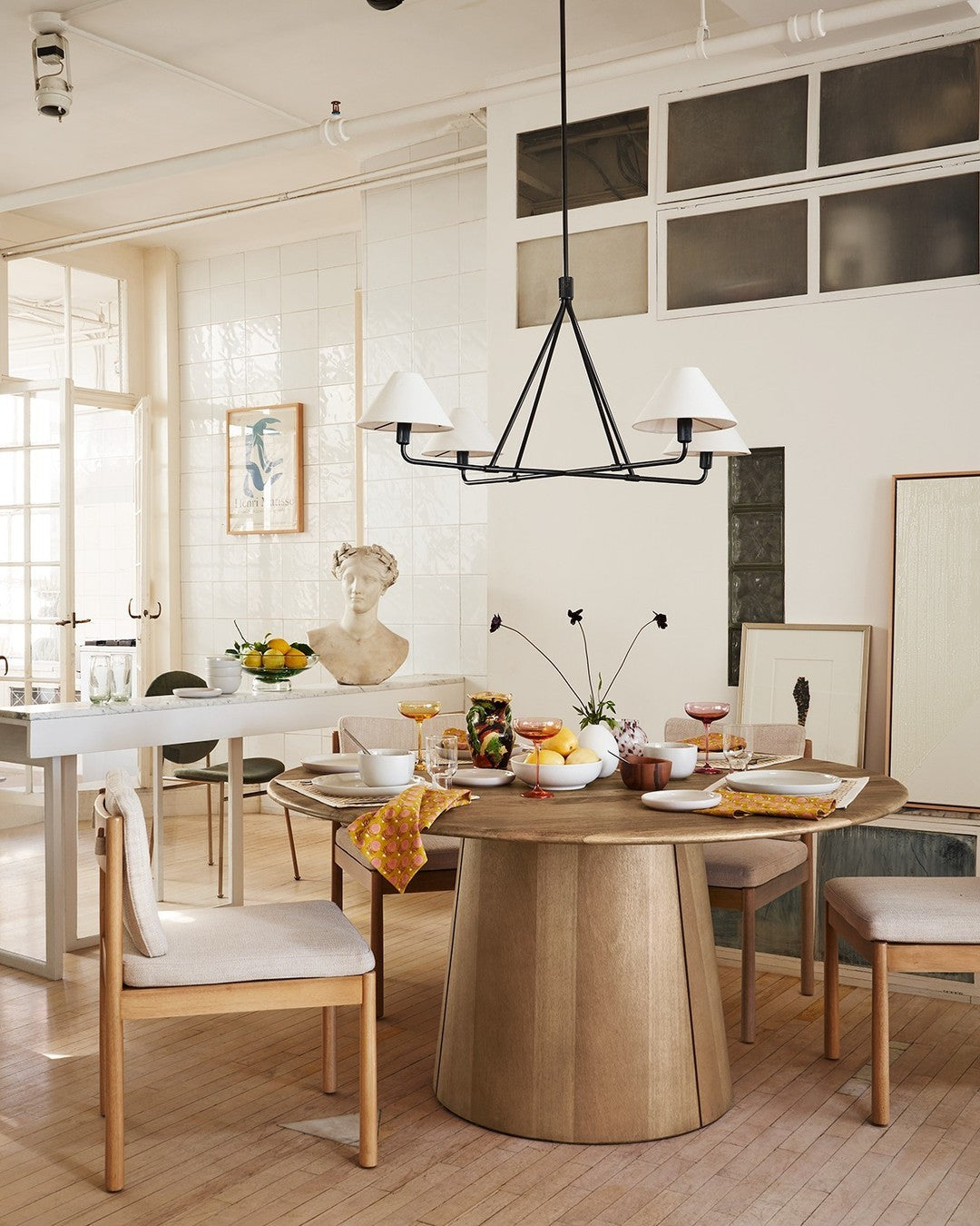 Aurora Chandelier Cone Shade Minimalist - Blowlighting
