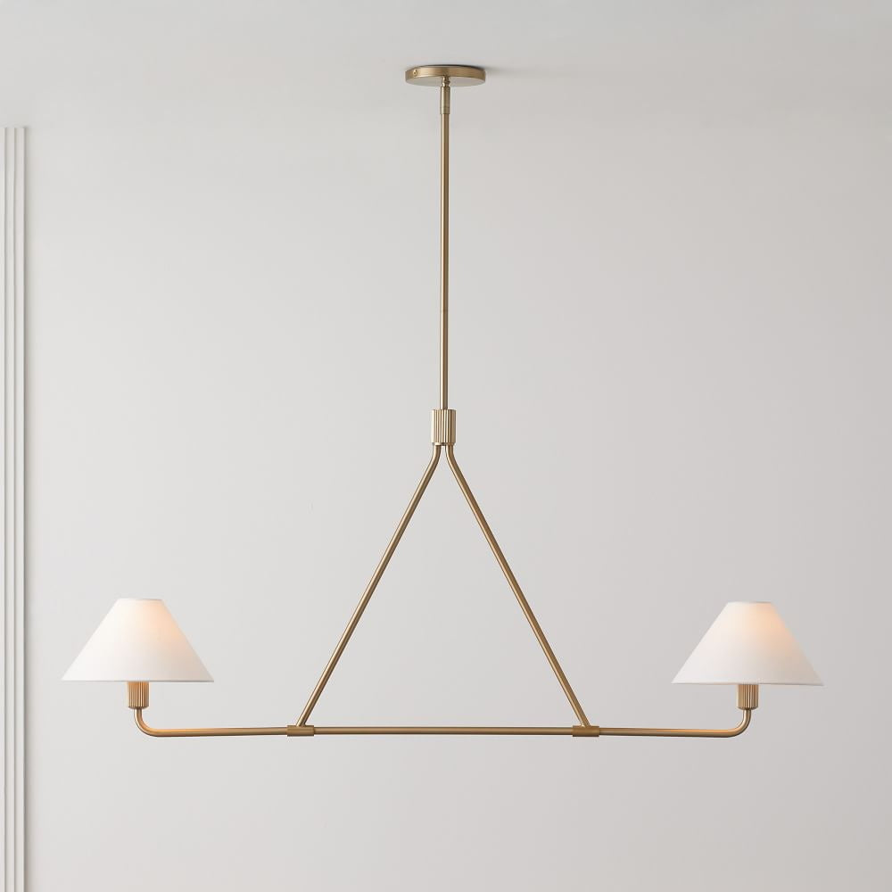 Aurora Chandelier Cone Shade Minimalist - Blowlighting