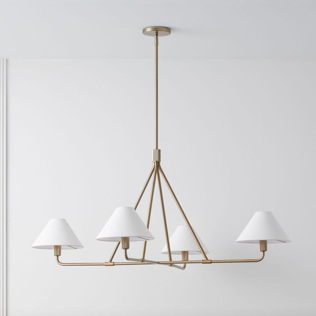 Aurora Chandelier Cone Shade Minimalist - Blowlighting