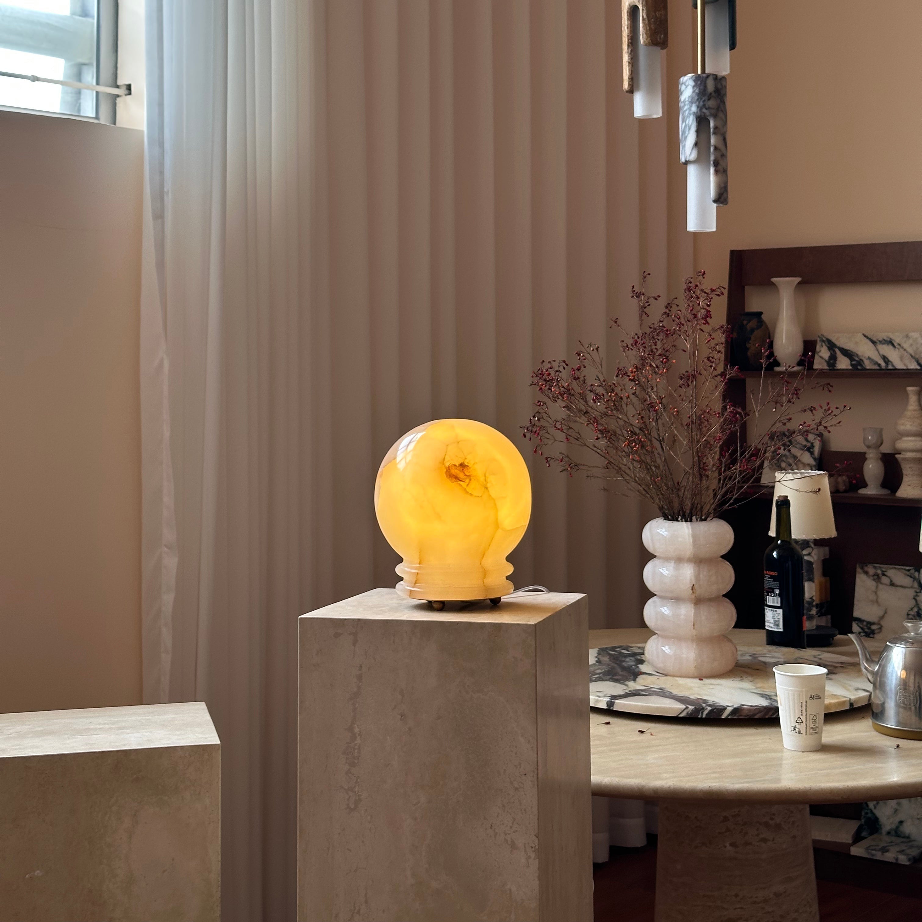 Ayesha Table Lamp - Lamp Copper