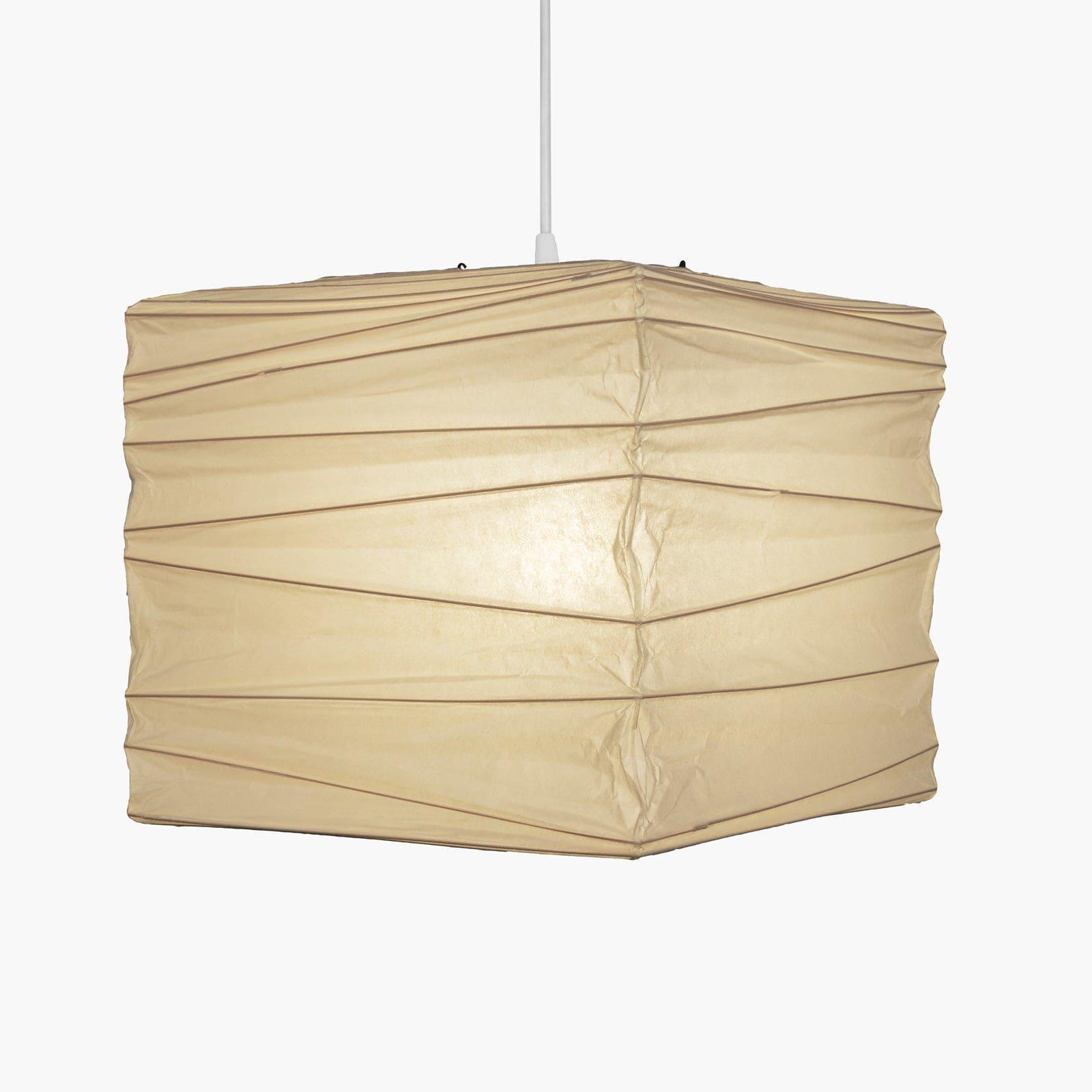 Ayla Paper Cube Pendant Lamp - Blowlighting