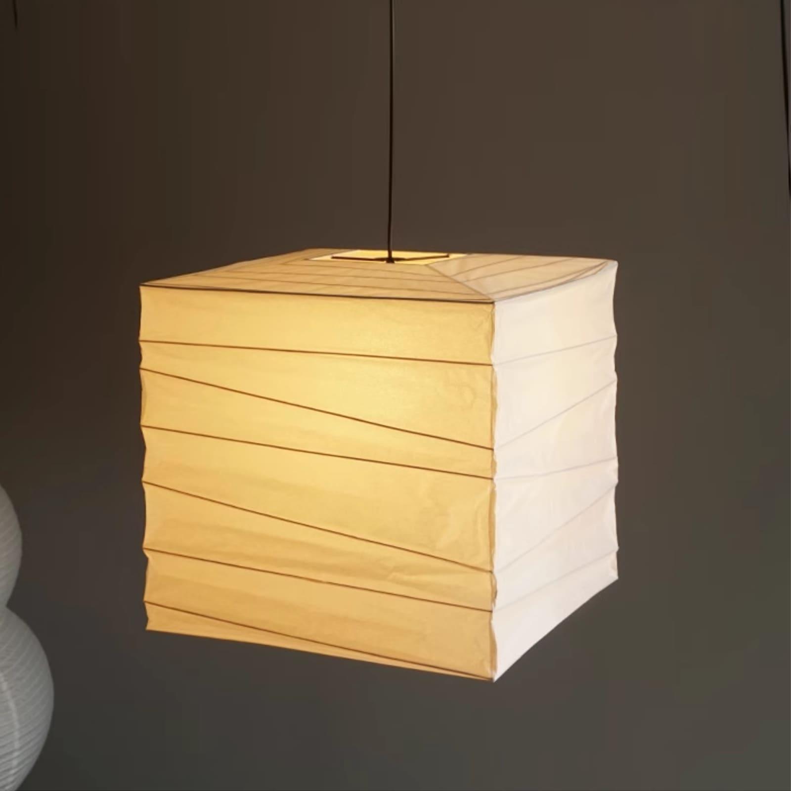 Ayla Paper Cube Pendant Lamp - Blowlighting