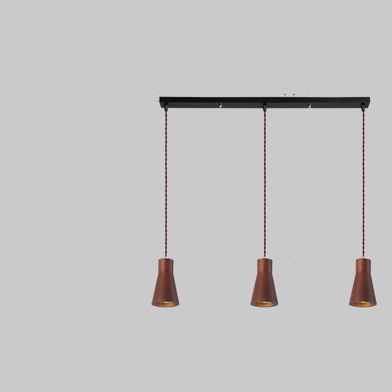 Muto Vintage Legno Sospensione Noce Soggiorno/Bar/Ristorante