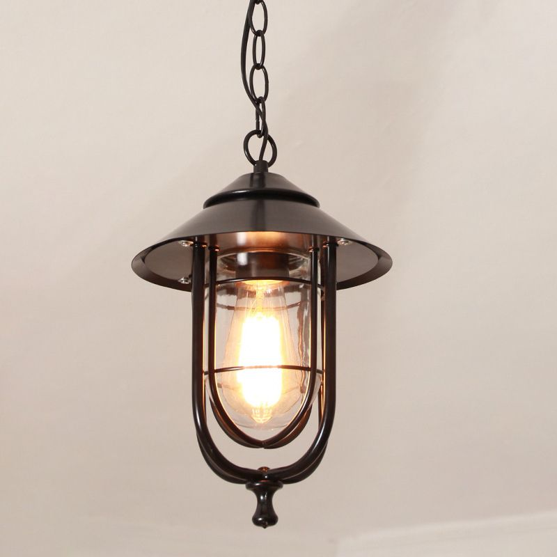 Ray Lampade da Esterni Vetro Nero/Bronzo Vintage