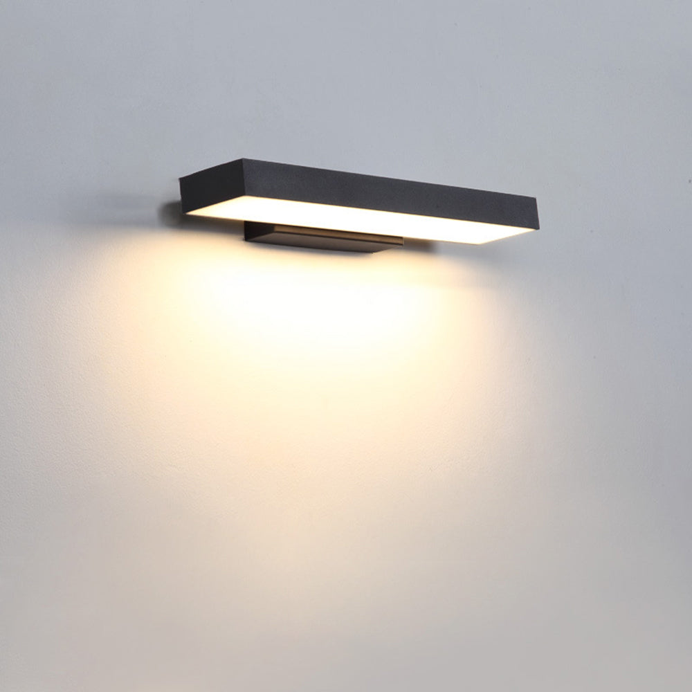 Ray Moderno Metallo/Acrilico Applique Nero/Bianco Corridoio/Giardino