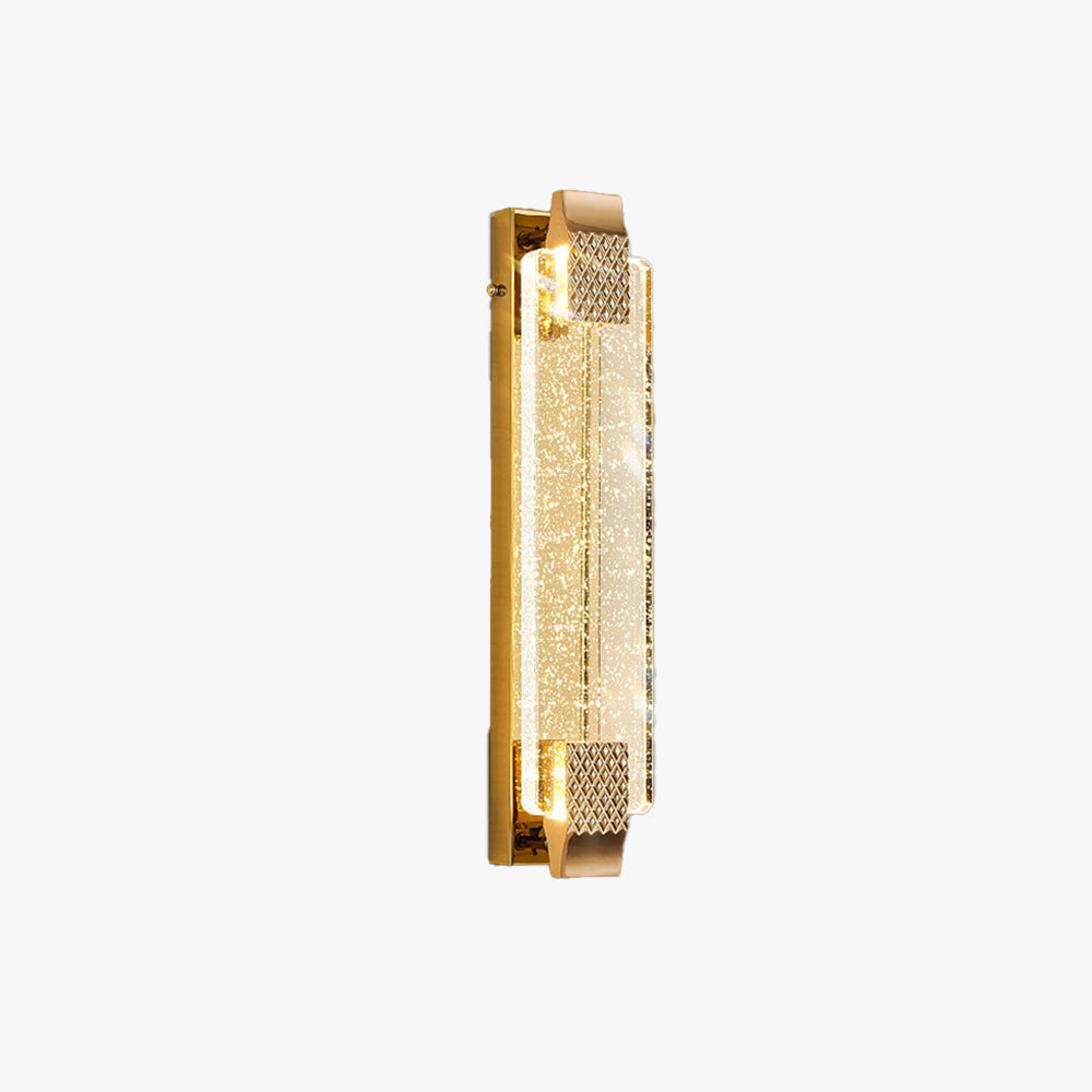 Arisha Moderno Metallo/Vetro Applique Oro Soggiorno/Camera da letto/Ristorante