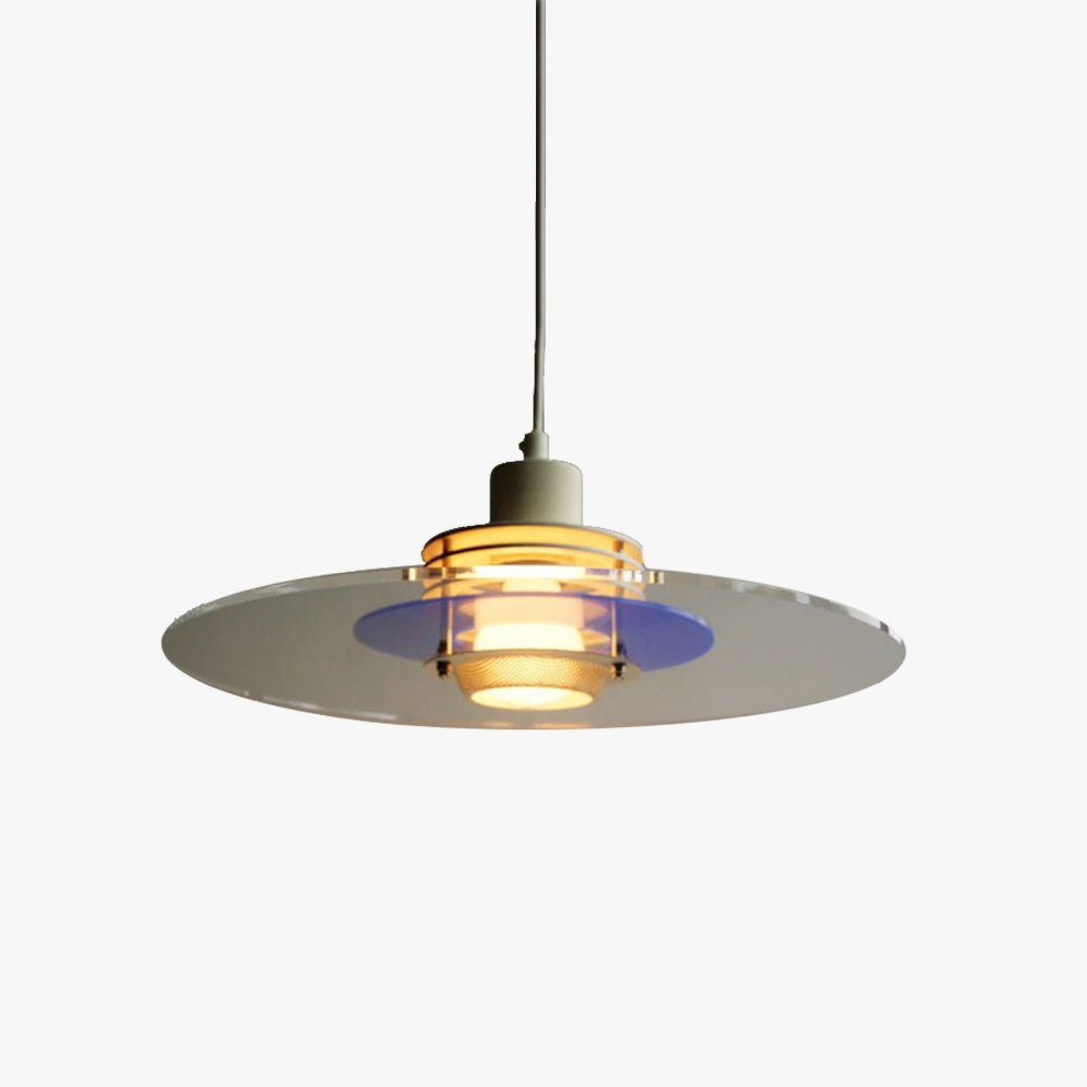 Valentina Moderno Metallo/Vetro/Acrilico Sospensione Bianco/Blu/Arancio/Argento Soggiorno
