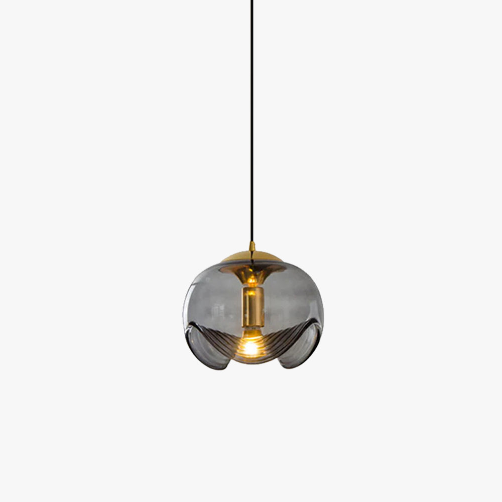 Valentina Design LED Globo Lampade a sospensione Nero Vetro Bar