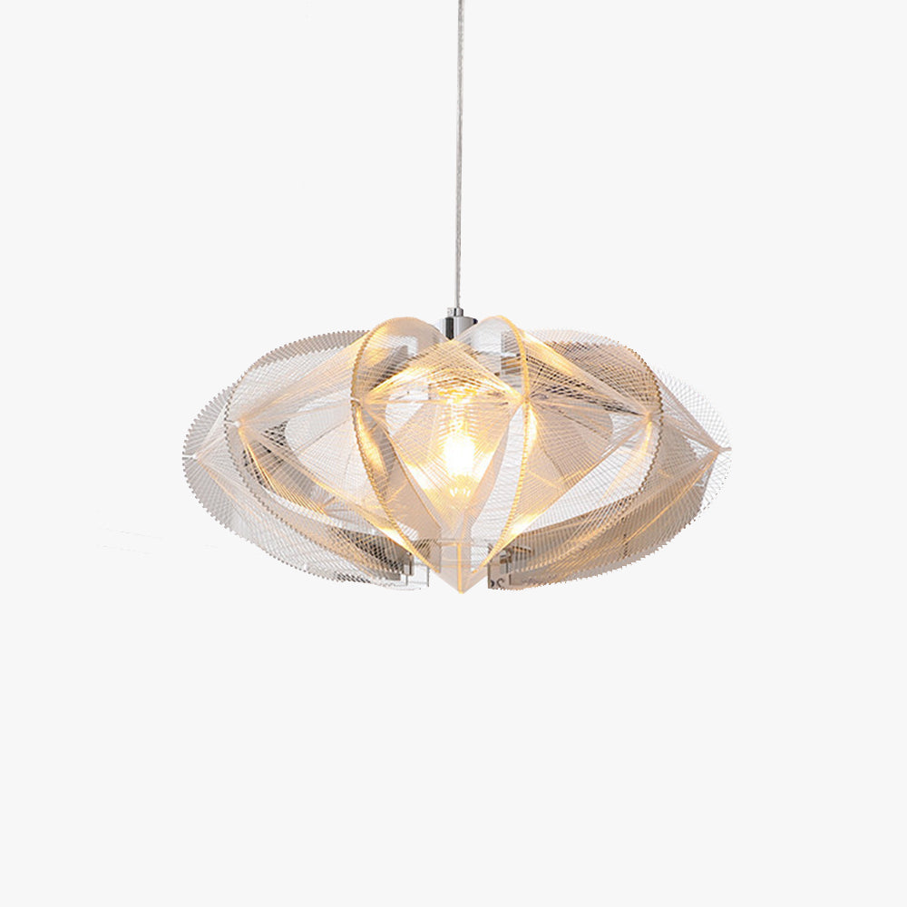 Arisha Mordeno LED Lampade a sospensione Bianco Metallo/Acrilico Soggiorno