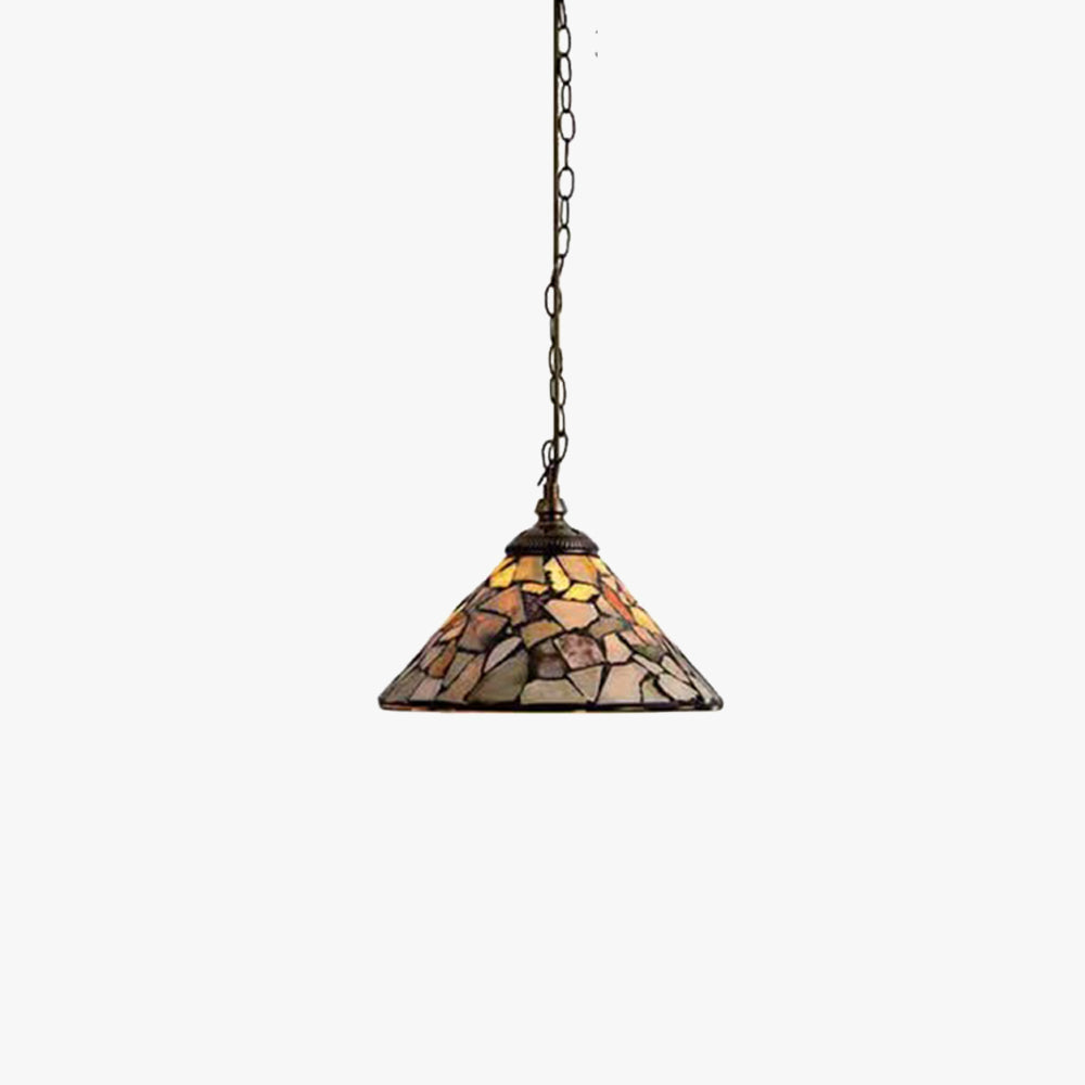 Tiffany Vintage Metallo/Vetro Sospensione Soggiorno/Ristorante