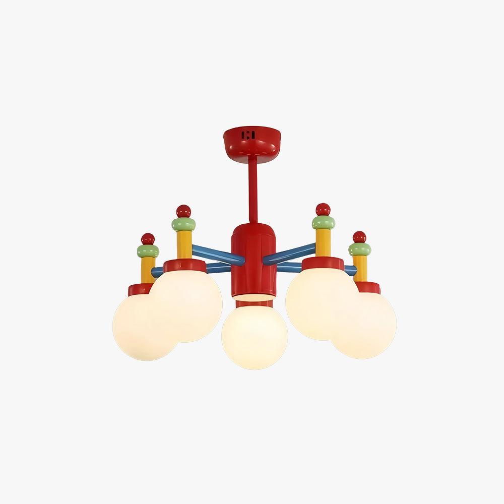 Valentina Moderno LED Metallo/Vetro Lux Lampadario Multicolore Soggiorno