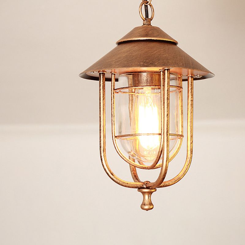 Ray Lampade da Esterni Vetro Nero/Bronzo Vintage