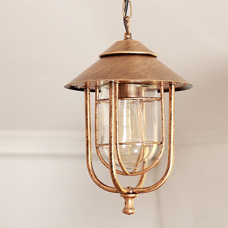 Ray Lampade da Esterni Vetro Nero/Bronzo Vintage