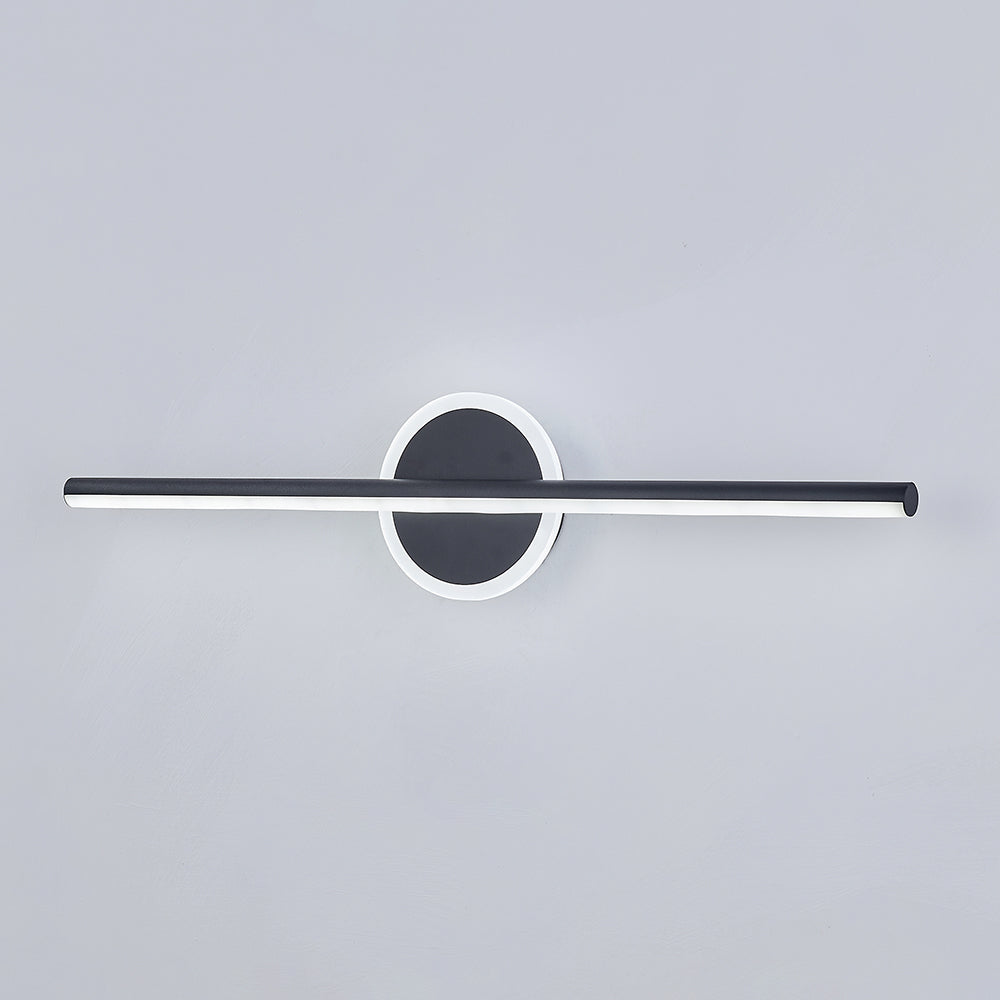 Arisha Minimalismo LED Applique Nero/Oro Lineare