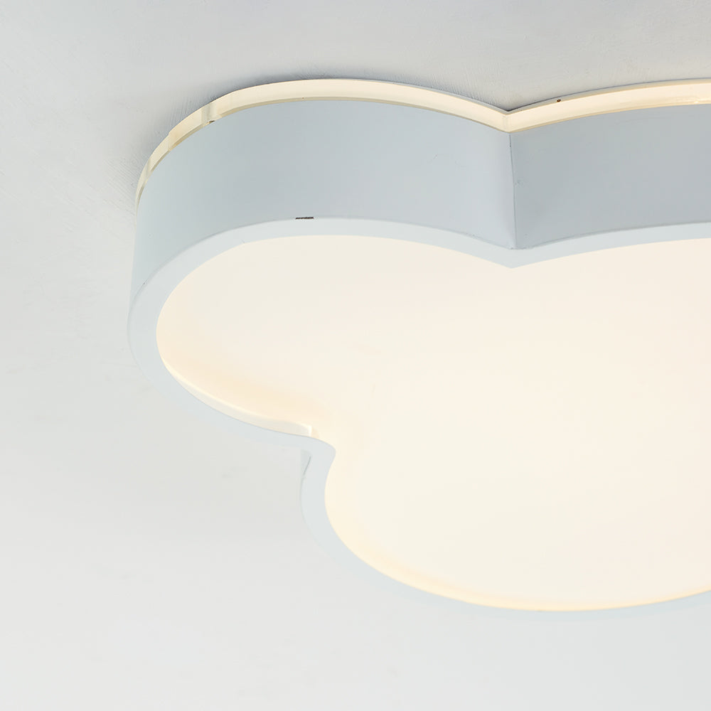 Arisha Plafoniere LED Moderno Nuvole Metallo Acrilico, Bianco