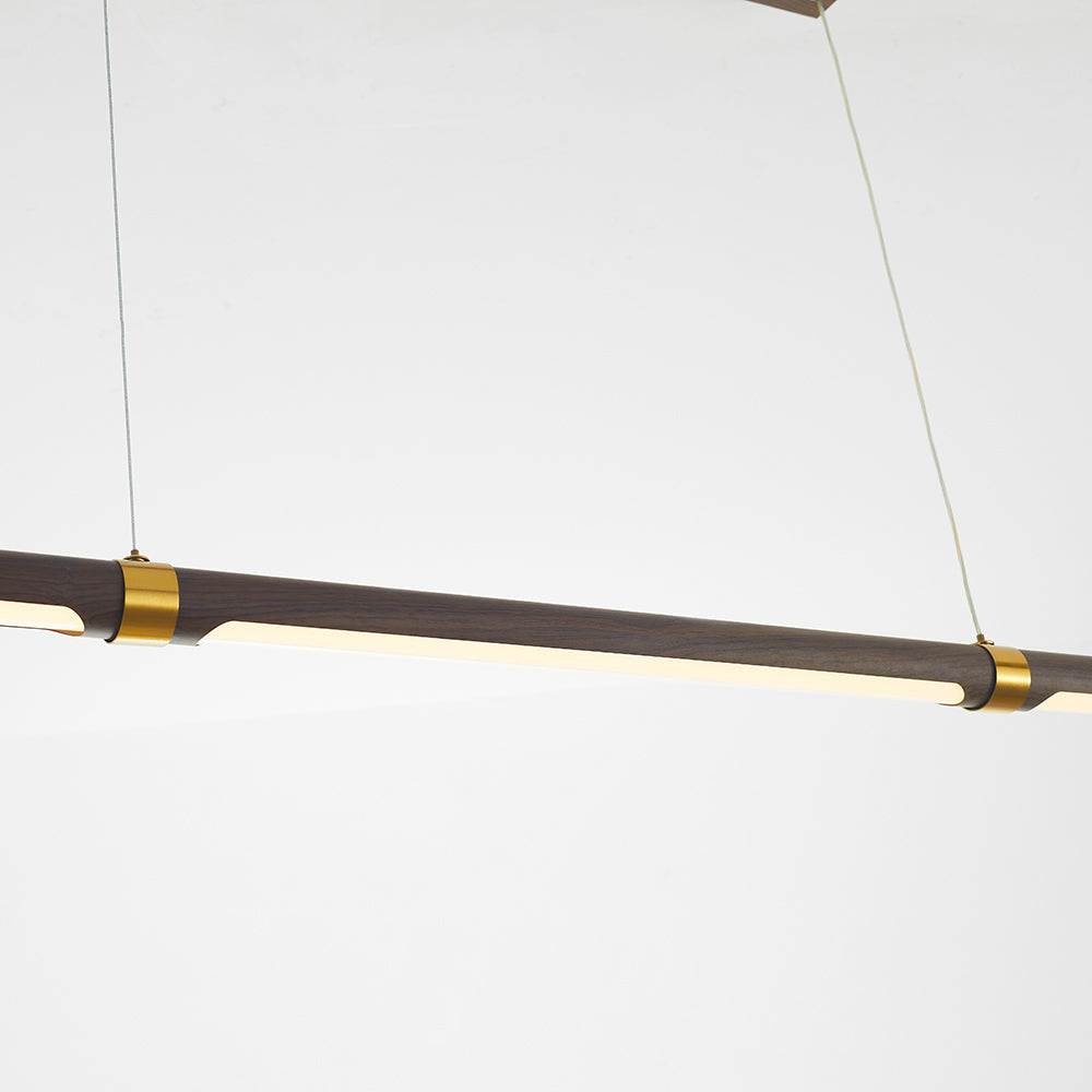 Muto Design Minimalista Moderni LED Lampade a Sospensione Legno Metallo Soggiorno/Camera da Letto