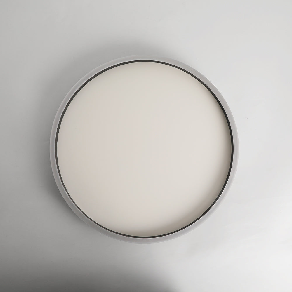 Arisha Minimalista LED Plafoniera Anello Metallo Nero