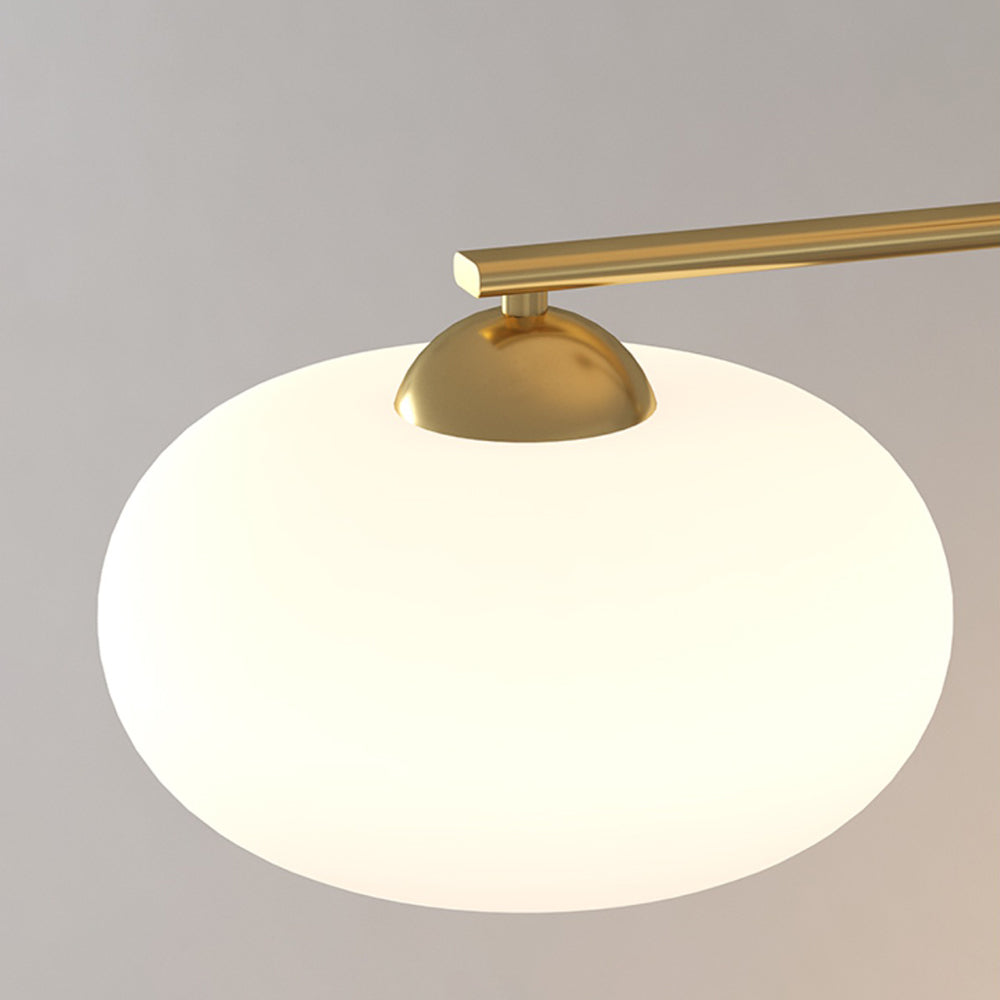 Valentina Elegante Rotondo Vetro Lampade a Sospensione
