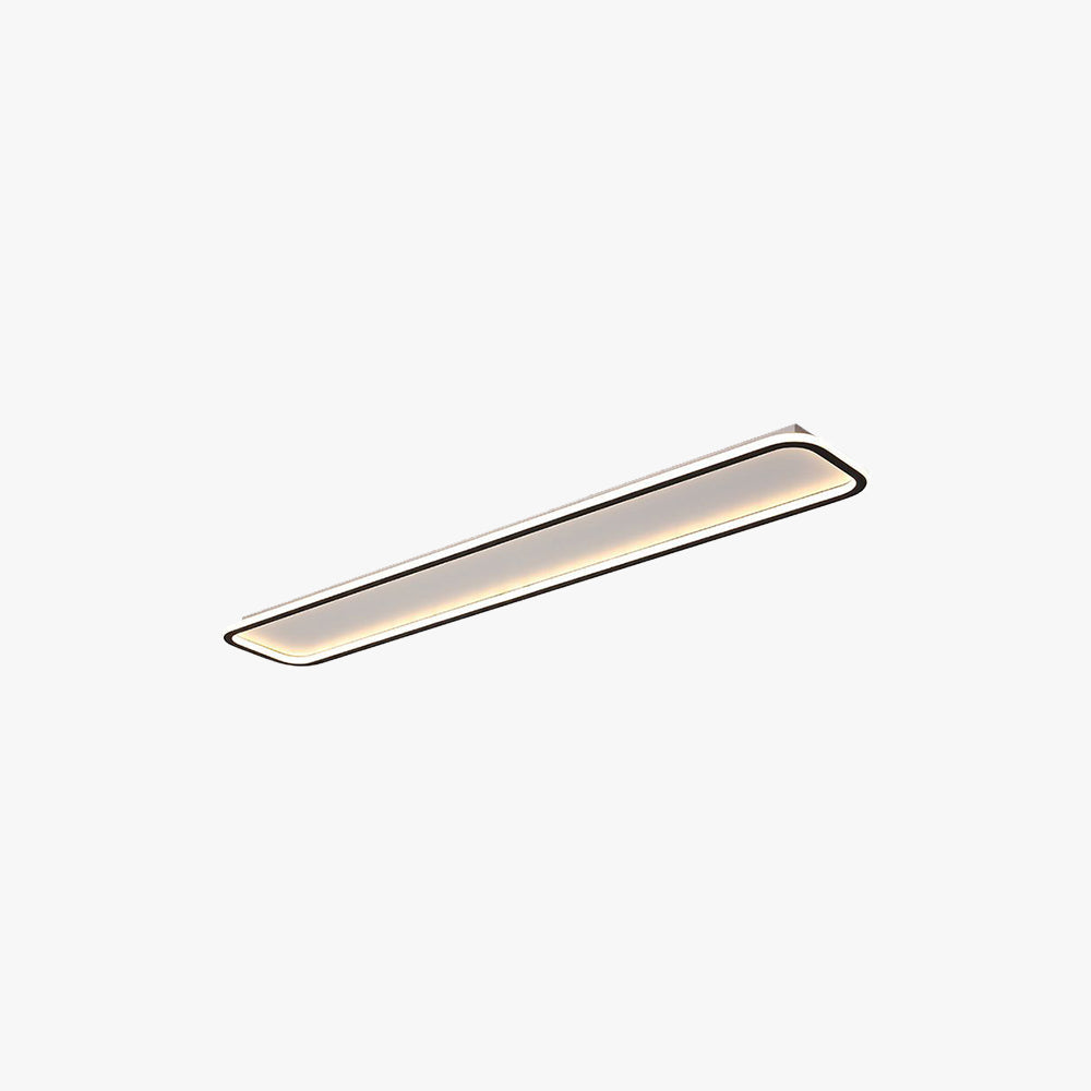 Arisha Minimaliste Rettangolare Metallo/Silicone Plafoniere Soggiorno