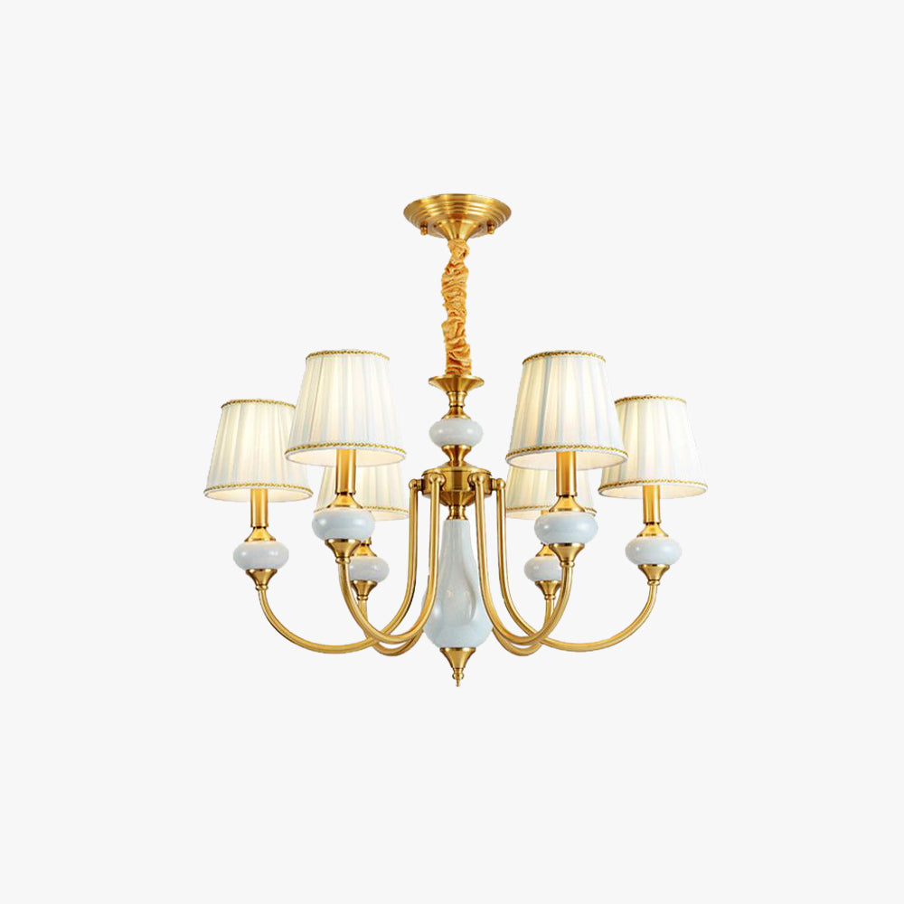 Silva Retro Elegante Tessuto Lampadari Sala da Pranzo