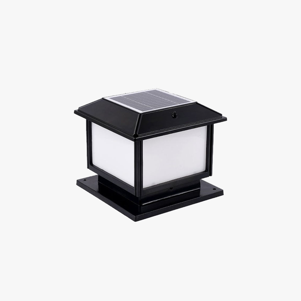 Ray Vintage LED Rettangolare Solare Metallo Applique da Esterno