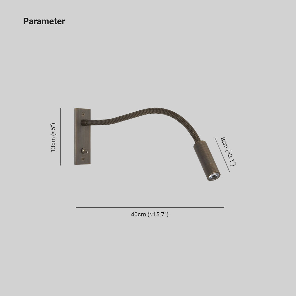 Arisha Minimalista Lettura Regolabile Applique Camera da Letto