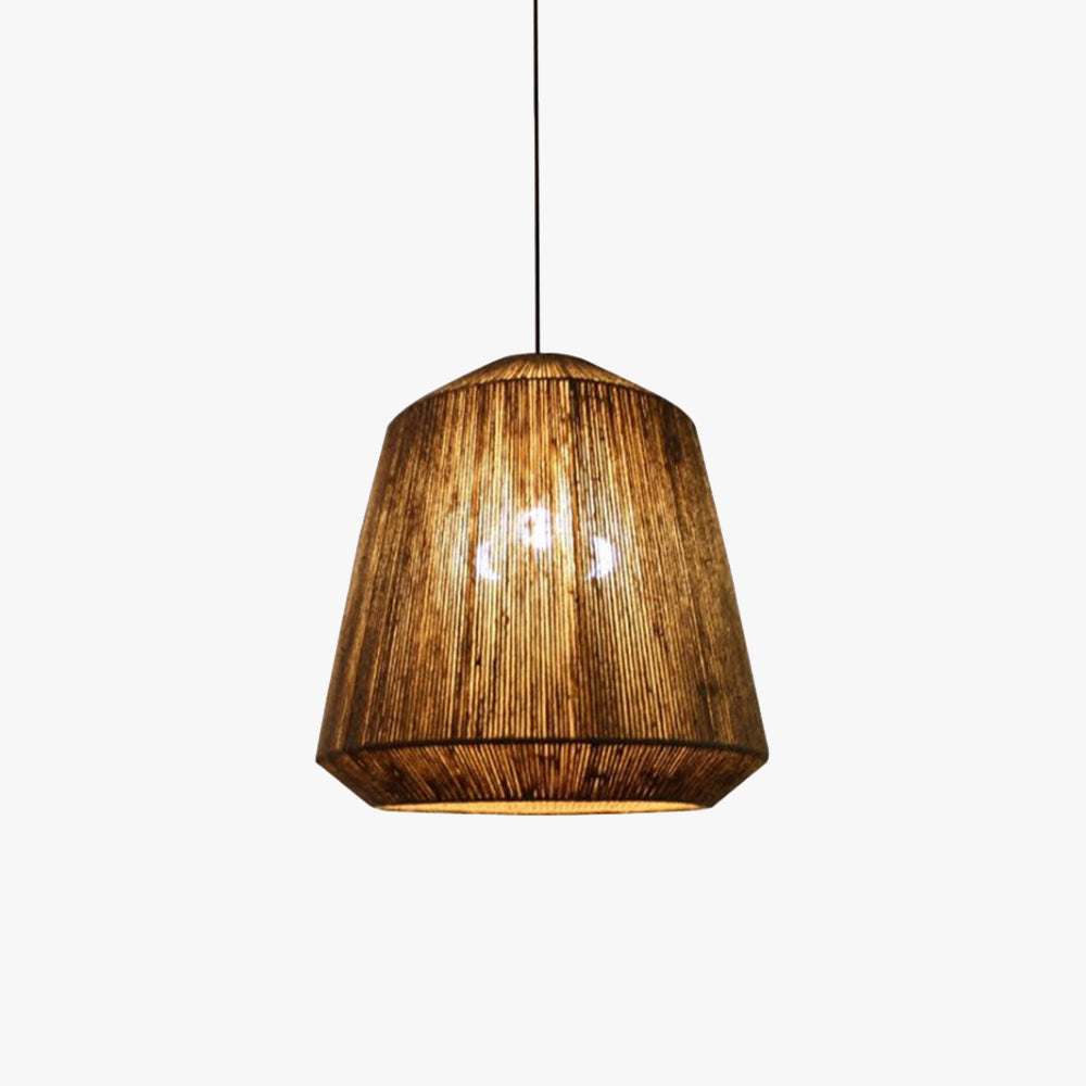 Rustic Lanterna Metallo Corda Lampade a Sospensione Ristorante