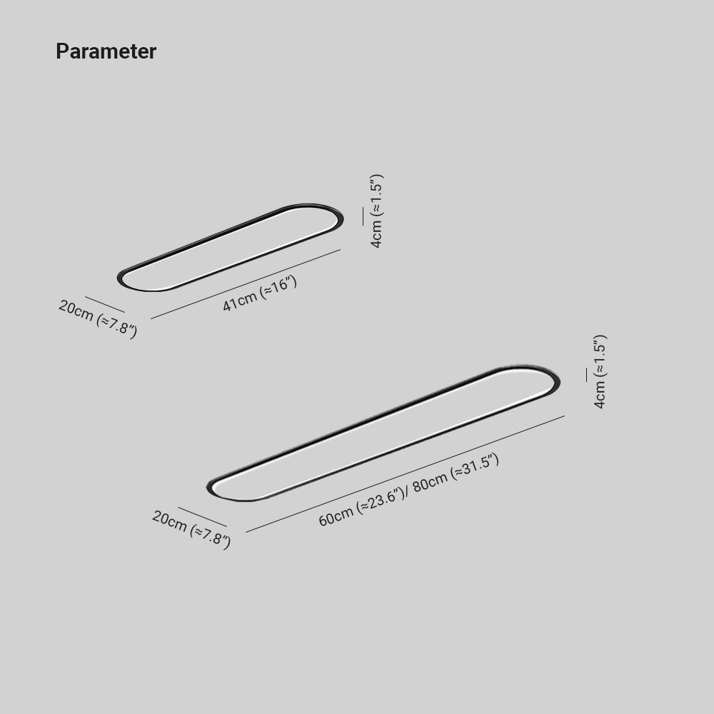 Arisha Minimaliste Metallo/Acrilico Plafoniere Camera da Letto/Soggiorno