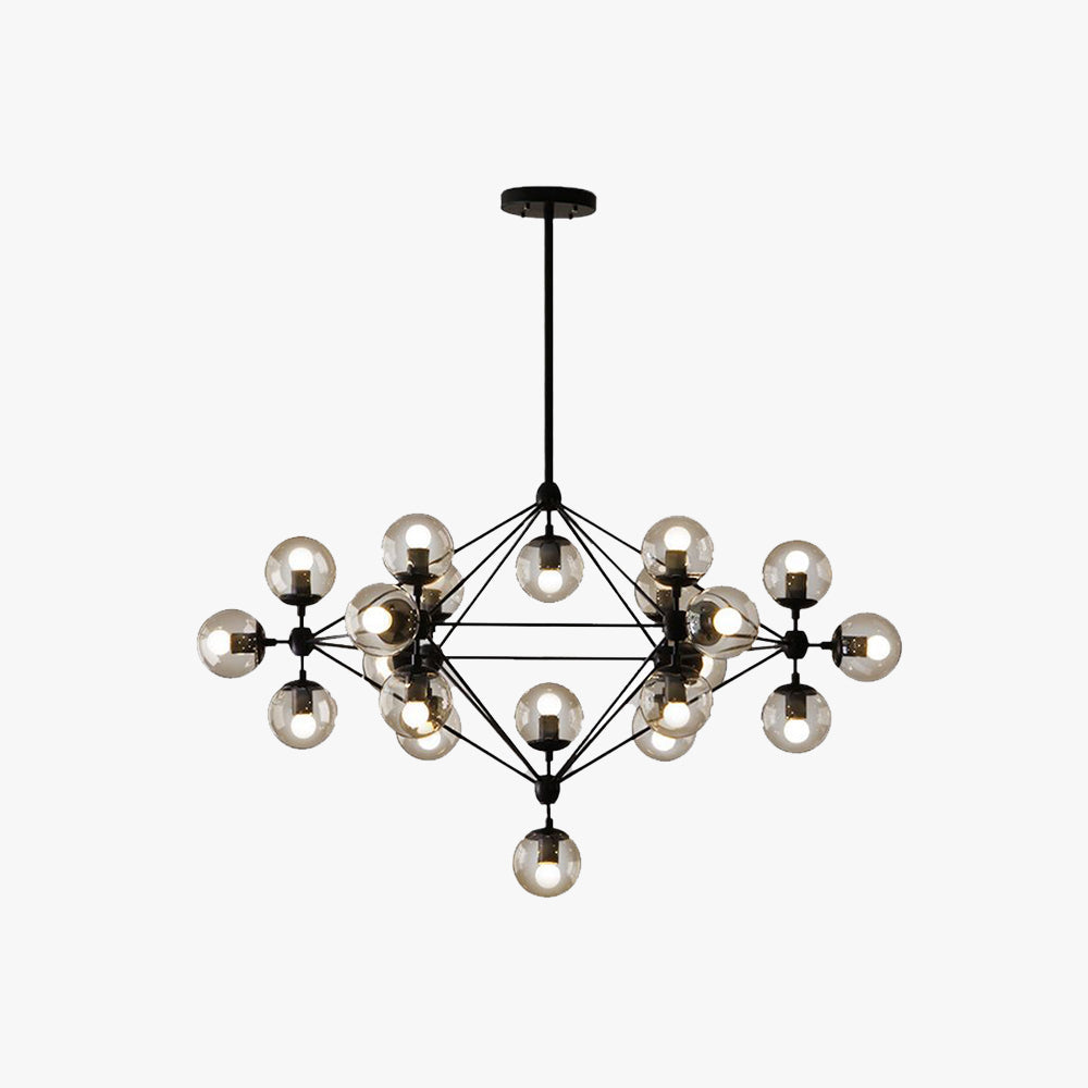 Valentina Moderno Geometrico Metallo Vetro Lampadari