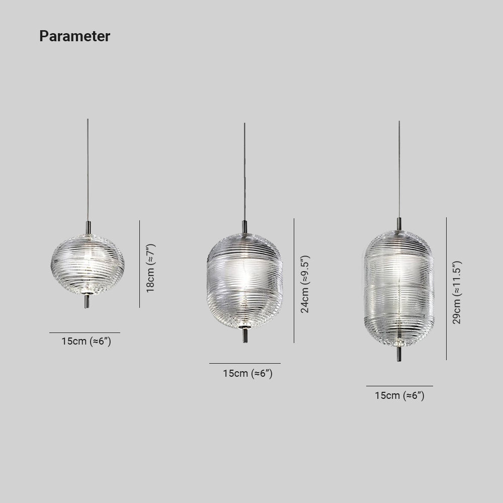 Valentina Design Metallo/Vetro Lampada a Sospensione Soggiorno