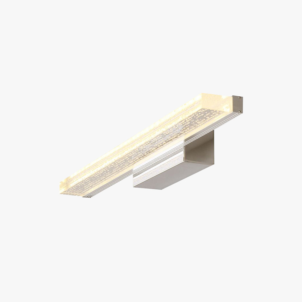 Arisha Applique Metallo Argento Rettangolare Moderno